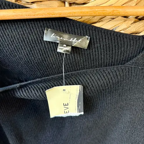 Line and Dot Favorite Off Shoulder Ribbed Sweater in Black Size Large - Image 10