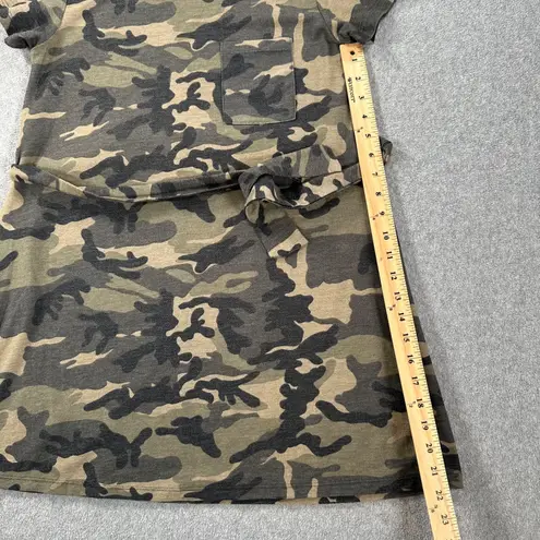 Harper Heritage Camouflage Tee Shirt Dress Women's X-Small Short Sleeve Belted