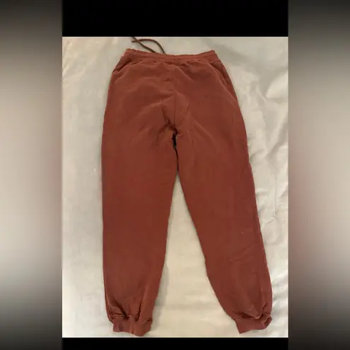 ANINE BING  Tyler Sweat Pants in
Burgundy fall casual $200 M distressed designer thumbnail 5