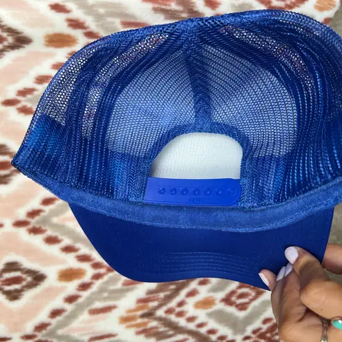 4th of July America trucker hat Blue