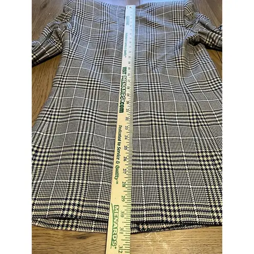 Vintage Stirling Cooper Checkered Blazer Jacket Size 8 Business