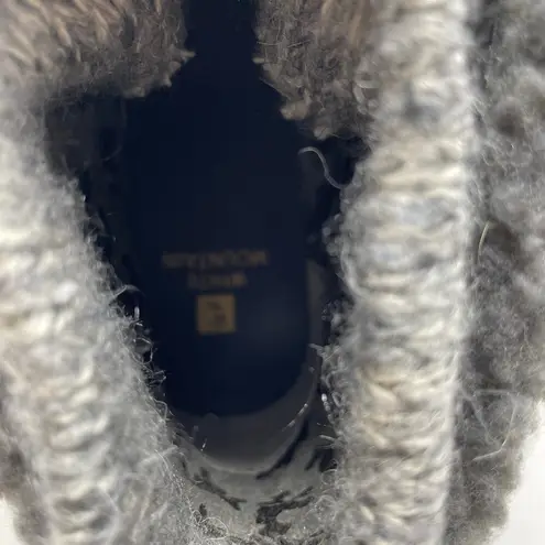 White Mountain Sandro Combat Boots 5 Light Gray Faux Leather Lace Up Lined