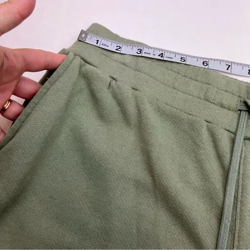 Alice + Olivia ‎ Sage Green Short Cotton Viscose Blend Pull-On Pockets Size XL