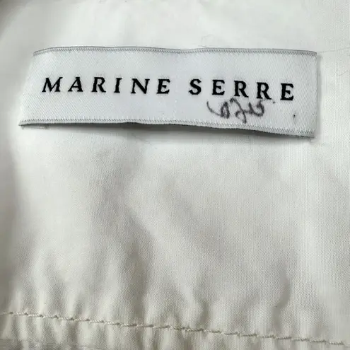 Marine Serre Jacket Lightweight 1/2 Zip Up 100% Cotton Minimalist Large