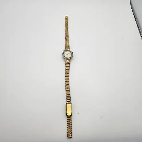 Neiman Marcus Vintage  Gold Tone & Diamond Watch