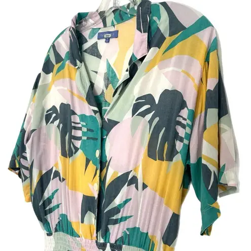 MSRP $475 PARADISED Women’s Scottie Radiant Runaway Jumpsuit Romper Sz M Green Size M