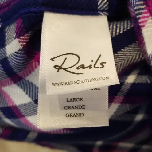 Rails ππ Plaid Short Sleeve Button Down Top