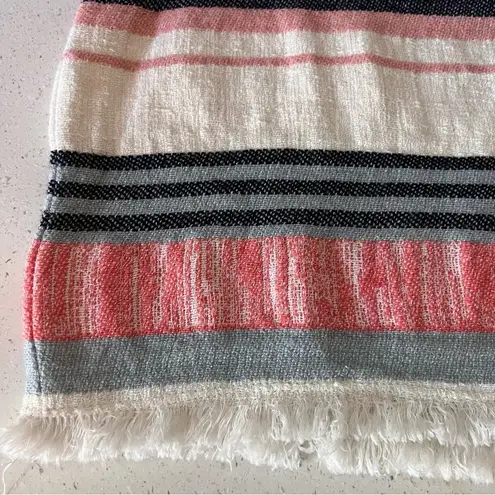 Abbeline textured canvas striped skirt size small