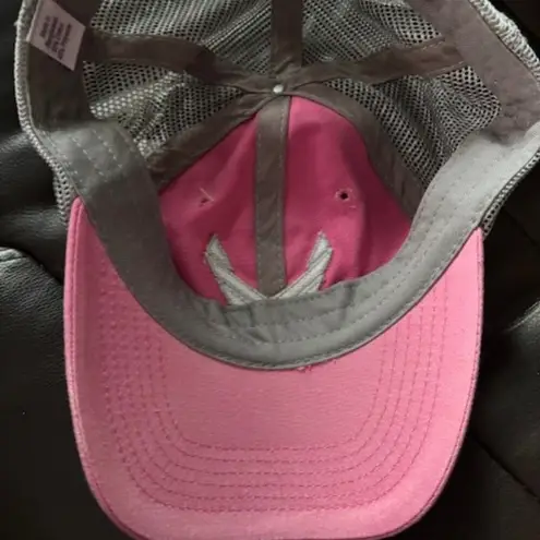 NWT Officially Licensed US Air Force Snapback Trucker Hat Pink Silver Mesh