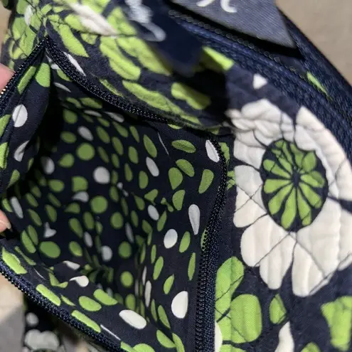Vera Bradley  -Navy Green White -Floral Nightingale -Crossbody Shoulder Bag Purse