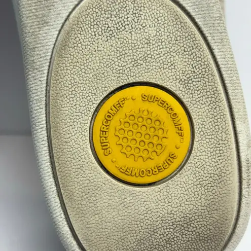 FitFlop Fit Flops Shoes Woman's 9 Tan F-Pop Skate Perforated Nubuck Leather Comfort