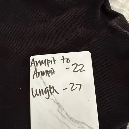 Free People  Women’s Small Black Ottoman Slouchy Tunic Sweater