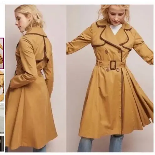 Anthropologie  Ett.wa Marley Trench Coat Size 12