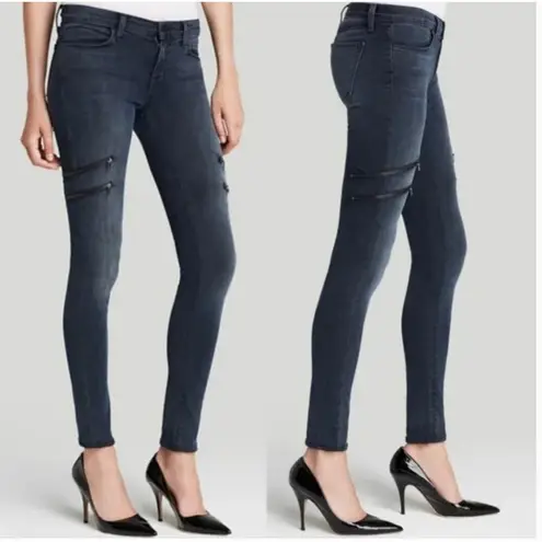 J Brand  Dee Skinny Jean In Vacant Zipper Detail Women's 28