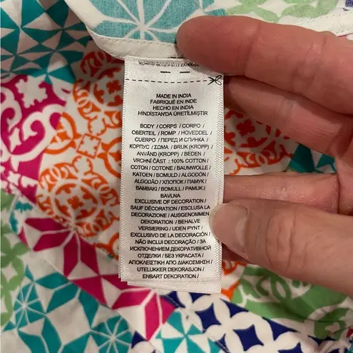 Polo Ralph Lauren quilted pattern cotton lightweight multicolored jacket XS 😍 Pink