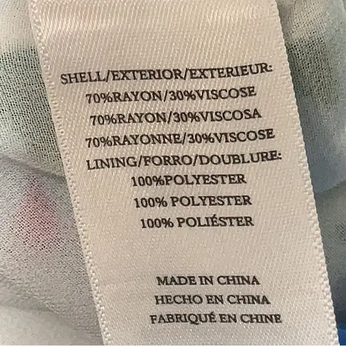 Rails Juni Midi Dress Gardenia Floral Sundress Tiered Ruffle Women’s Size XS