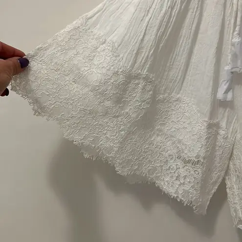 Muche Muchette Bounty White Lace Trim Romper Size undefined