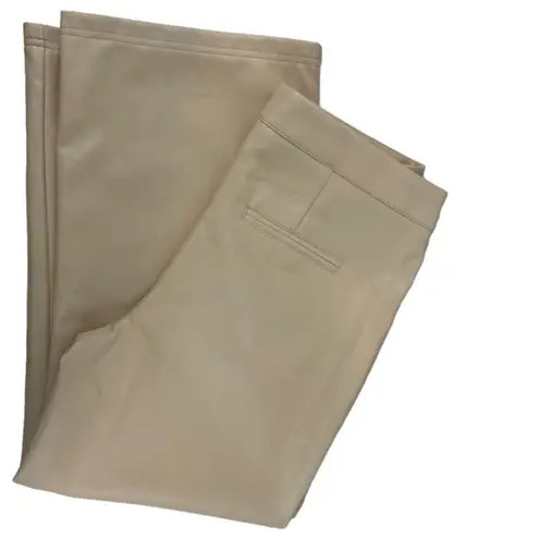 Bagatelle Collection Beige Wide Leg Faux Leather Pants Women’s Size Medium NEW