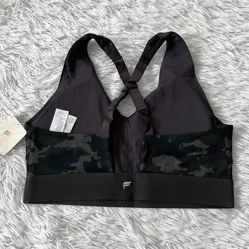 Fabletics New  Sports bra All Day Every Day in Charcoal Camp size Large