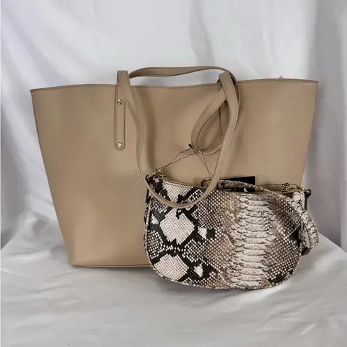 INC International Concepts Tan and Brown Classic Tote