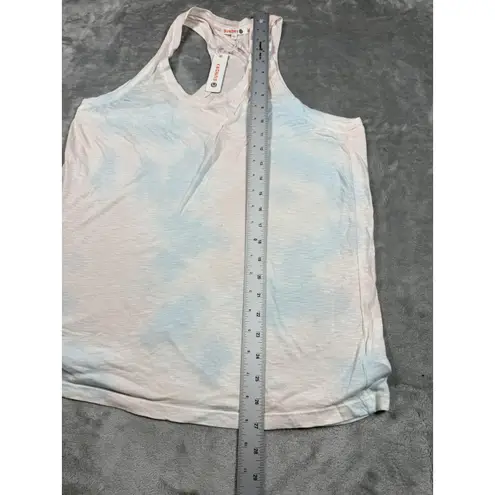Sundry Tank Top Womens 2 Medium Blue White Tie Dye Racerback Lightweight Soft