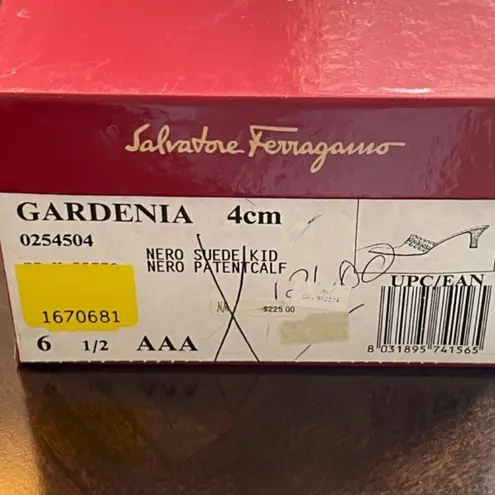 Salvatore Ferragamo Mules Suede Slide Kitten Heel Sz 6.5 AAA