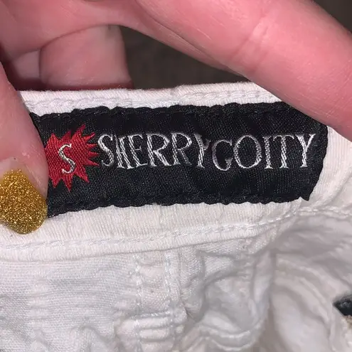 Sherry Goity White stretchy flare jeans Size undefined