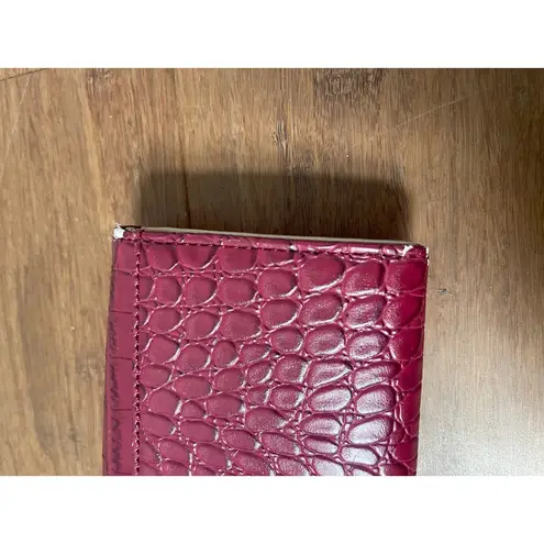 Anne Klein Anne Kelin Red Faux Leather Wallet