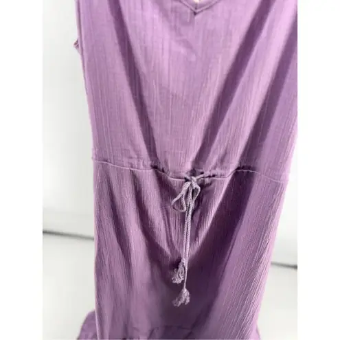 BloomChic Purple Ruffle Flutter Sleeve Midi Dress Women’s Plus Size 18