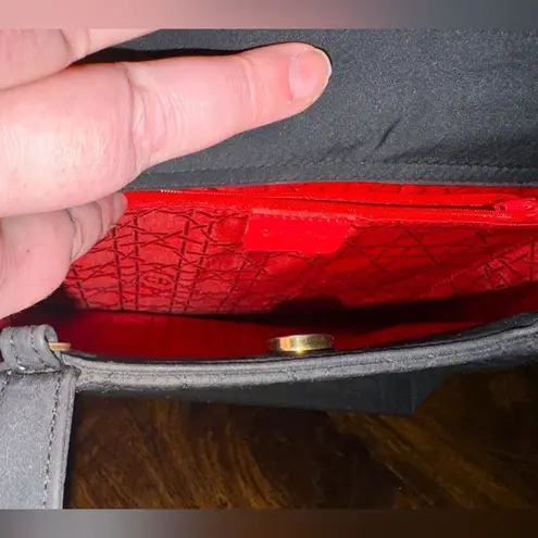 Christian Dior  “Lady Dior” Black Nylon Quilted Vintage Bag with Art Deco Box