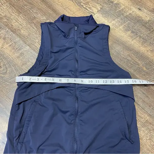 Lululemon  Kicking Asphalt Vest Navy Blue Full-Zip Lightweight Womens Size 4