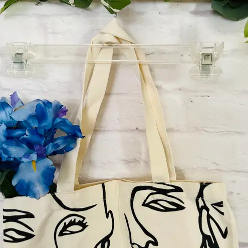 Boutique NEW Canvas Face Tote Bag