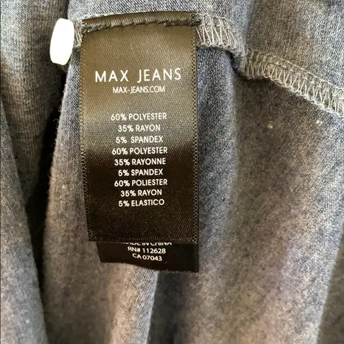Max jeans casual blouse 3/4 length sleeves sz L