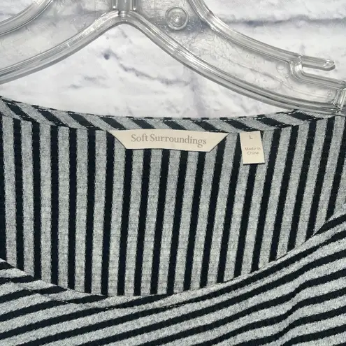 Soft Surroundings Women's Rylee Boho Casual Striped Maxi Dress Size Large