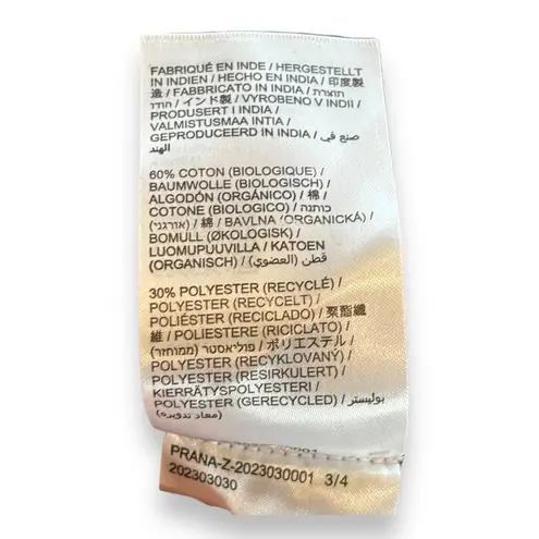 prAna Milani V-Neck Dress Mulberry Knit Sweater Women Small Cinched Waist