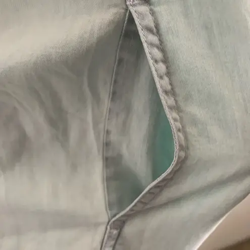 prAna chambray long sleeve roll tab blue size medium tunic blouse