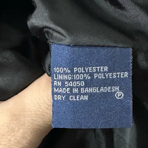 Evan Picone Vintage Working Girl Black Blazer With Pockets