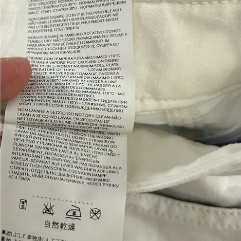 Emporio Armani White New Sabrina Skinny Jeans Designer Size 28