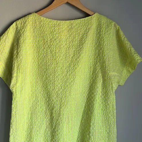 Anthropologie Corey Lynn Calter Yellow  Mariah Textured Mini Dress Size Medium