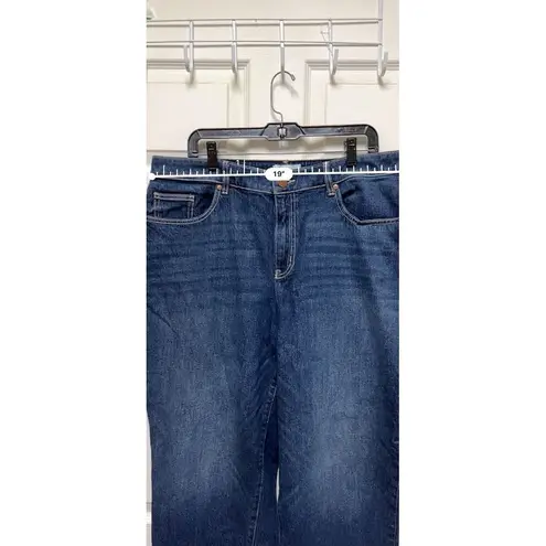 Lane Bryant  Jeans Women's Sz. 16 Blue Mid Rise Boyfriend‎ Stretch 38x25 DBL-C