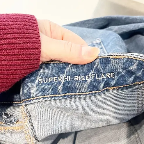 American Eagle  Super High Rise Flare Jeans Blue 10