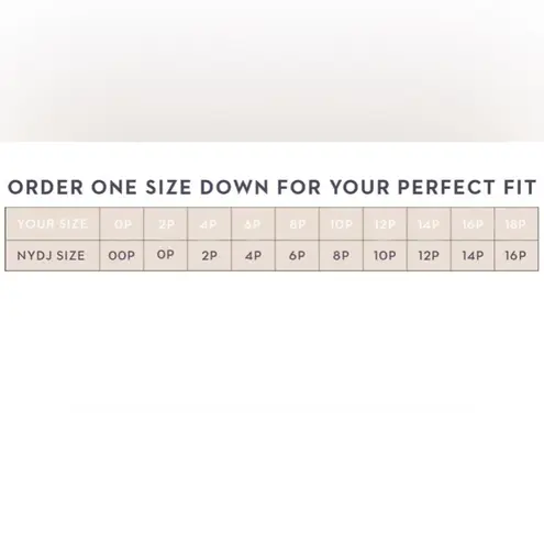 NYDJ Jeans Premium Black Bootcut Slimming Black Sz 6 Petite Denim Lift Tuck