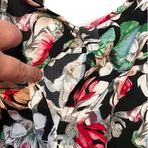 BCBGMAXAZRIA  floral tank blouse