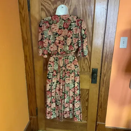 Vintage 80s floral garden party dress Size undefined
