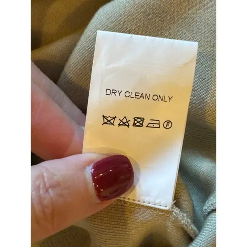 Atlein Shirt Women 4 Tan Beige Knit Sleeveless Asymmetric Neckline Tee