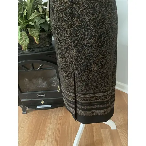 Briggs New York 2PC Suite Skirt 6P Jacket PS Padded Shoulder Button Long Sleeve