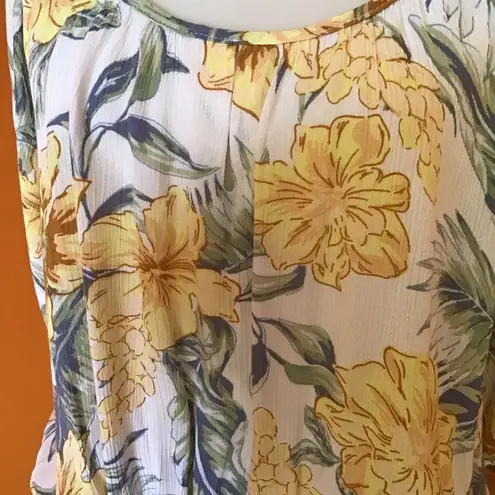 Rip Curl  floral peasant top