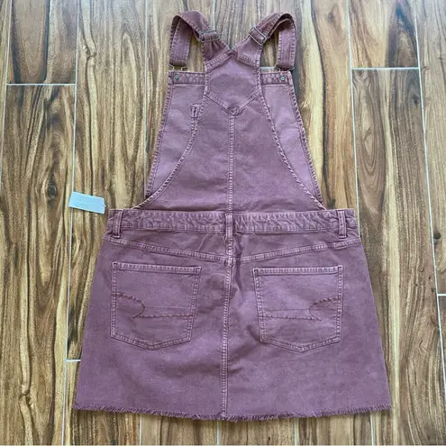 American Eagle NWT Mauve Pink Corduroy Mauve Skirt-All Overalls Dress Size XL