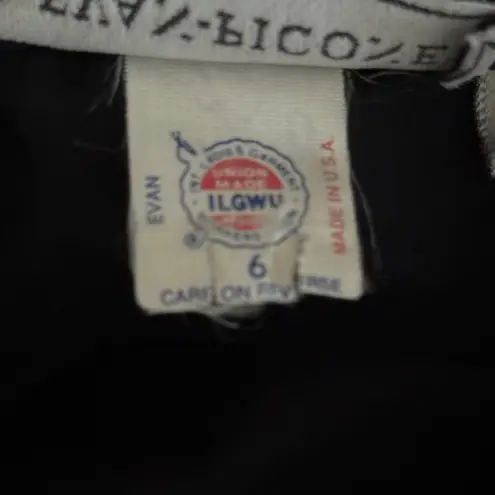 Evan Picone Skirt Houndstooth Casual Career Work Office Midi Neutral Vintage 2 Gray