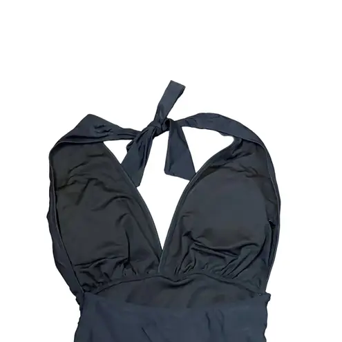 Holipick Women's Swimsuits Tummy Control Plunge Halter V